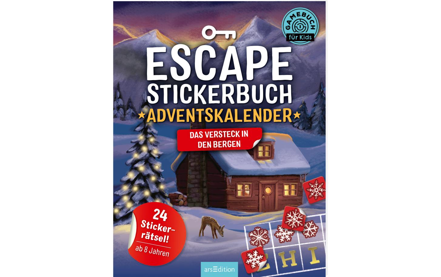 Literatur diverse Adventskalender Escape-Stickerbuch