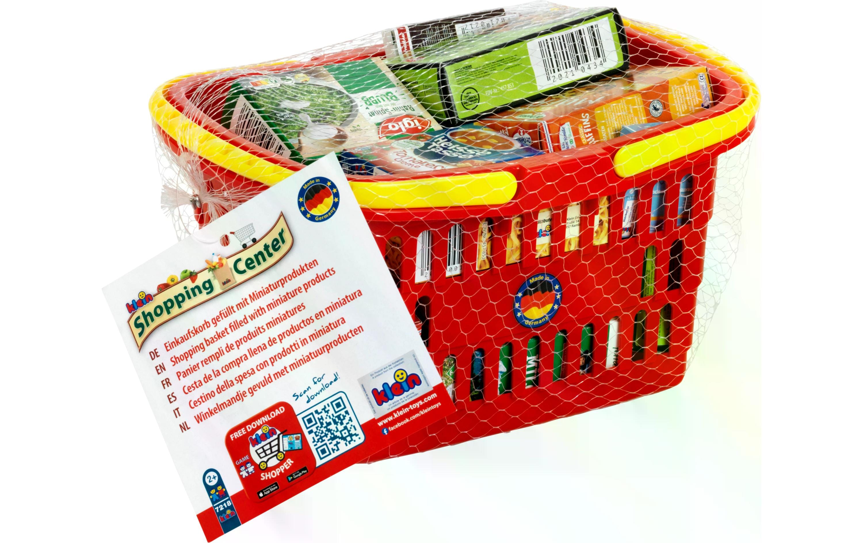 Klein-Toys Spiel-Lebensmittel Einkaufskorb, gefüllt Klein-Toys Spiel-Lebensmittel Einkaufskorb, gefüllt