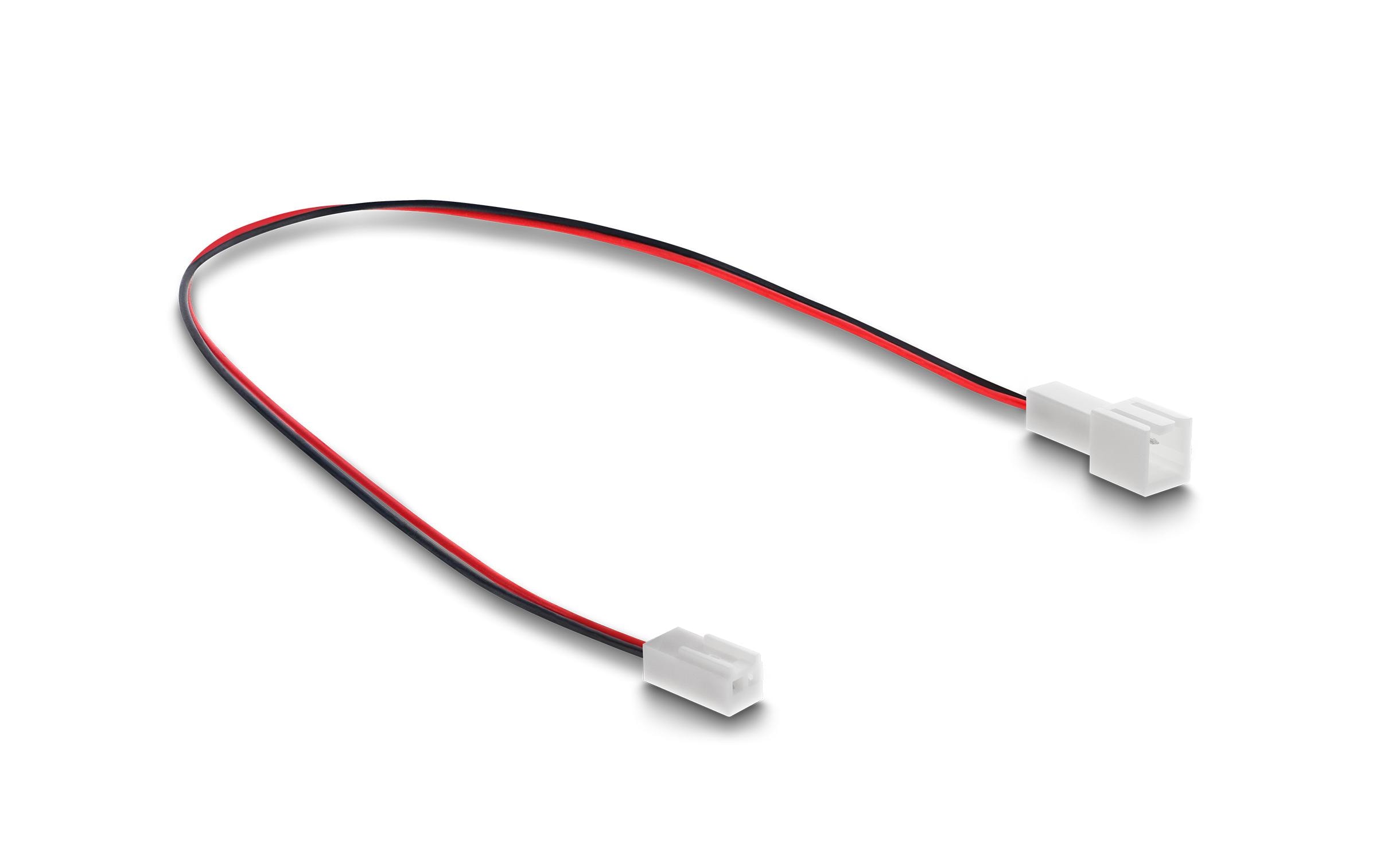 Delock Stromkabel Stecker zu Buchse 2 Pin 30 cm Delock Stromkabel Stecker zu Buchse 2 Pin 30 cm