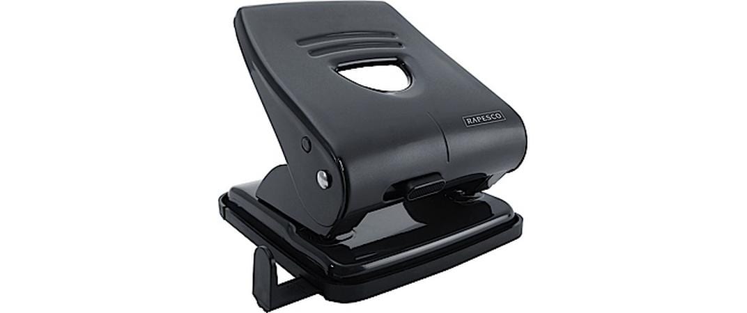 Rapesco 820 2-fach Metalllocher 22 Blatt Kapazität, Schwarz