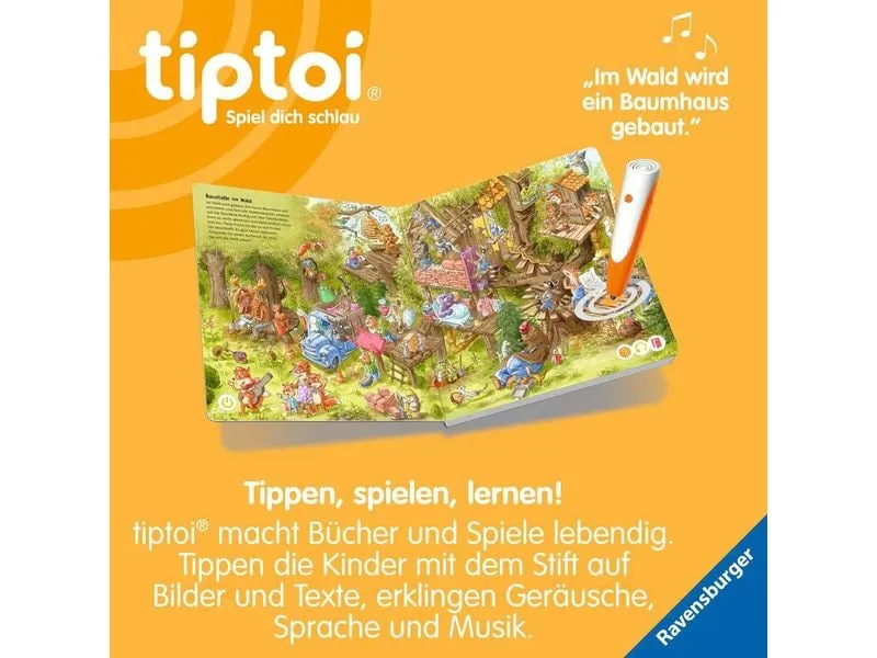 tiptoi Lernbuch Die grosse Wimmelreise der Tiere 4-7 Jahre