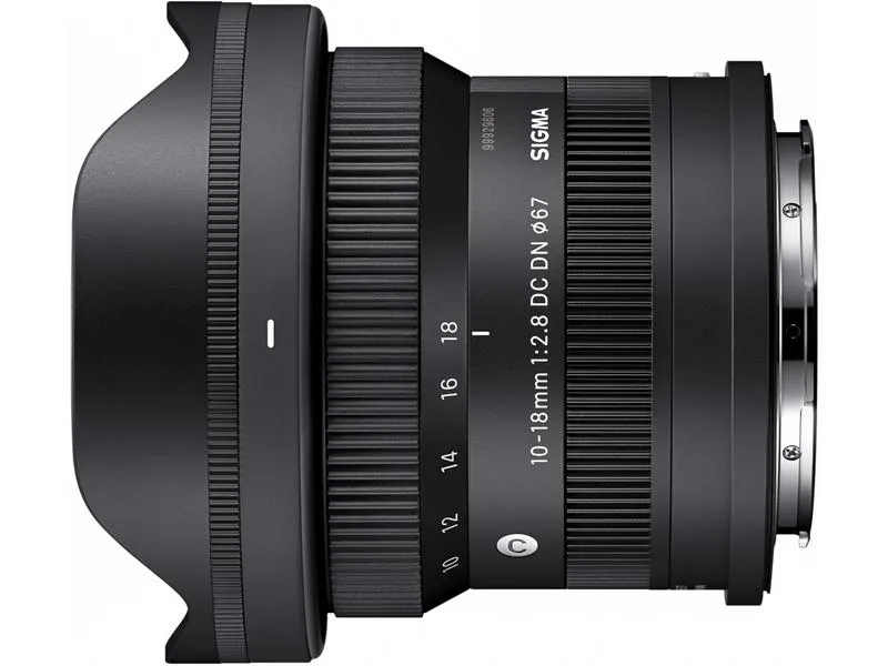 Sigma Zoomobjektiv 10-18 mm F2.8 DC DN C Sony E-Mount Sigma Zoomobjektiv 10-18 mm F2.8 DC DN C Sony E-Mount