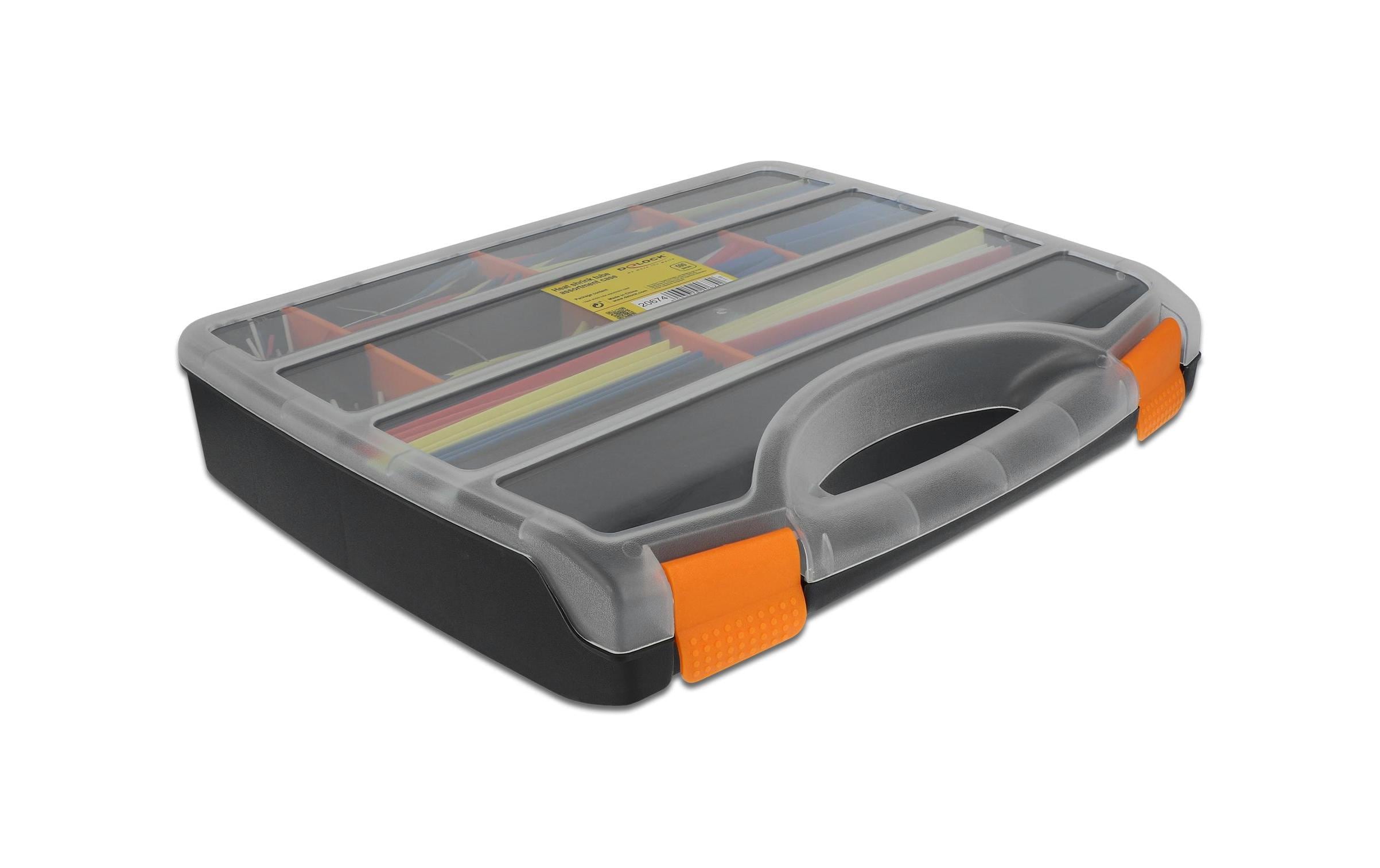 Delock Schrumpfschlauch 590-teilig Sortimentsbox, Mehrfarbig Delock Schrumpfschlauch 590-teilig Sortimentsbox, Mehrfarbig