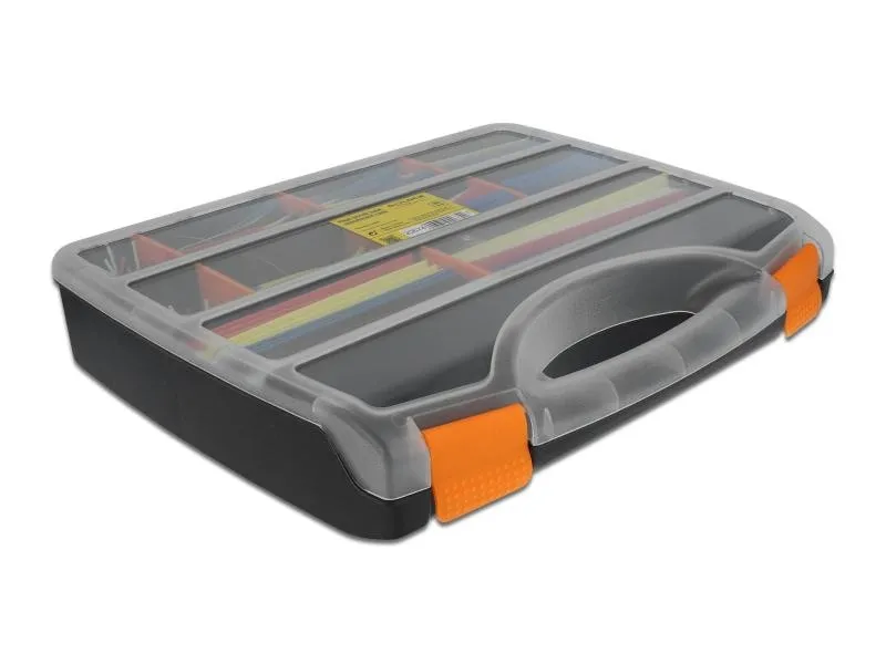 Delock Schrumpfschlauch 590-teilig Sortimentsbox, Mehrfarbig Delock Schrumpfschlauch 590-teilig Sortimentsbox, Mehrfarbig