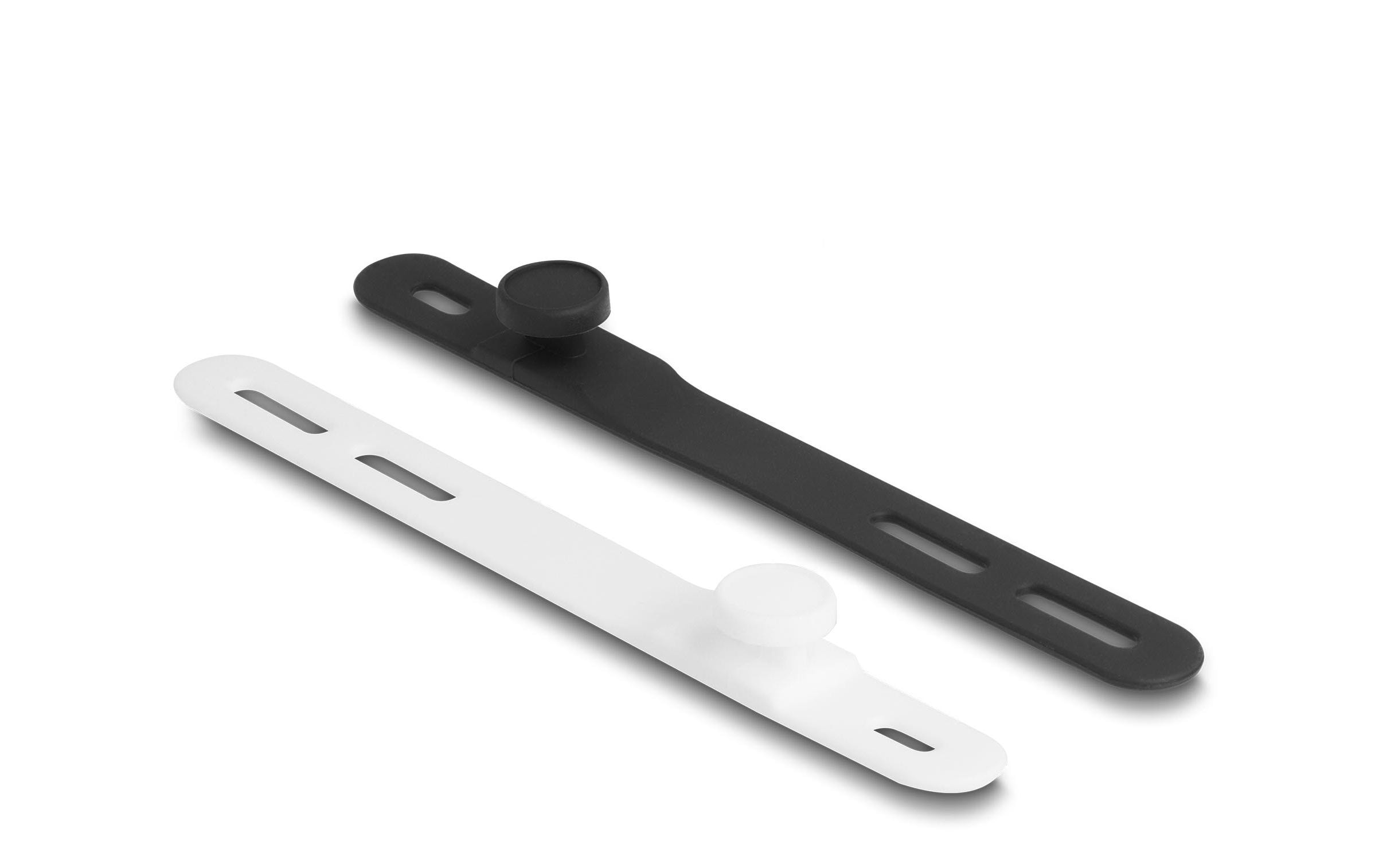 Delock Kabelbinder Schwarz/Weiss 118 mm x 12 mm 10 Stück