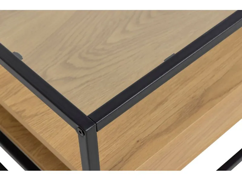 AC Design Couchtisch Randolf 80 cm x 40 cm, Nature/Schwarz AC Design Couchtisch Randolf 80 cm x 40 cm, Nature/Schwarz