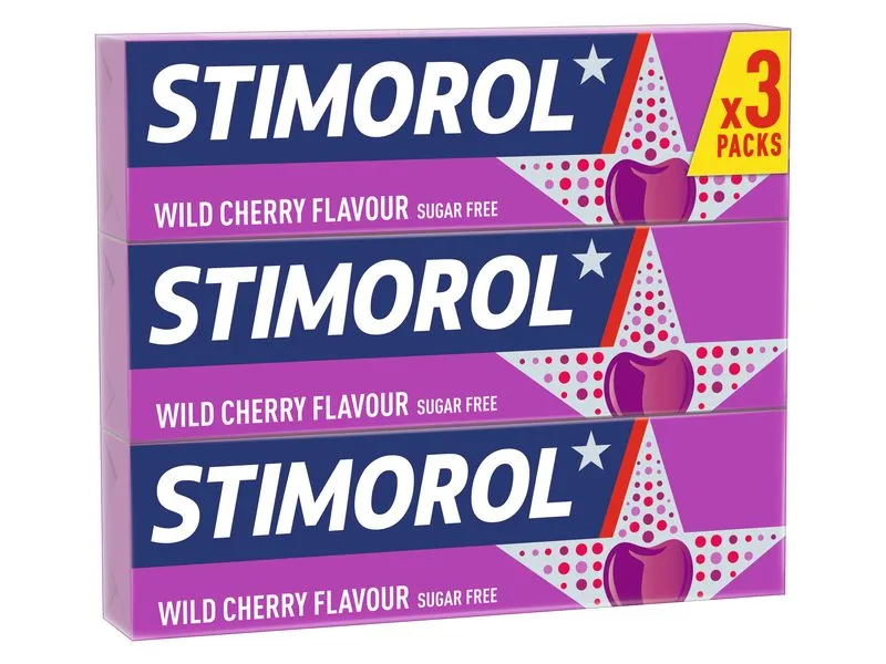 Stimorol Kaugummi Wild Cherry zuckerfrei 3 x 14 g Stimorol Kaugummi Wild Cherry zuckerfrei 3 x 14 g