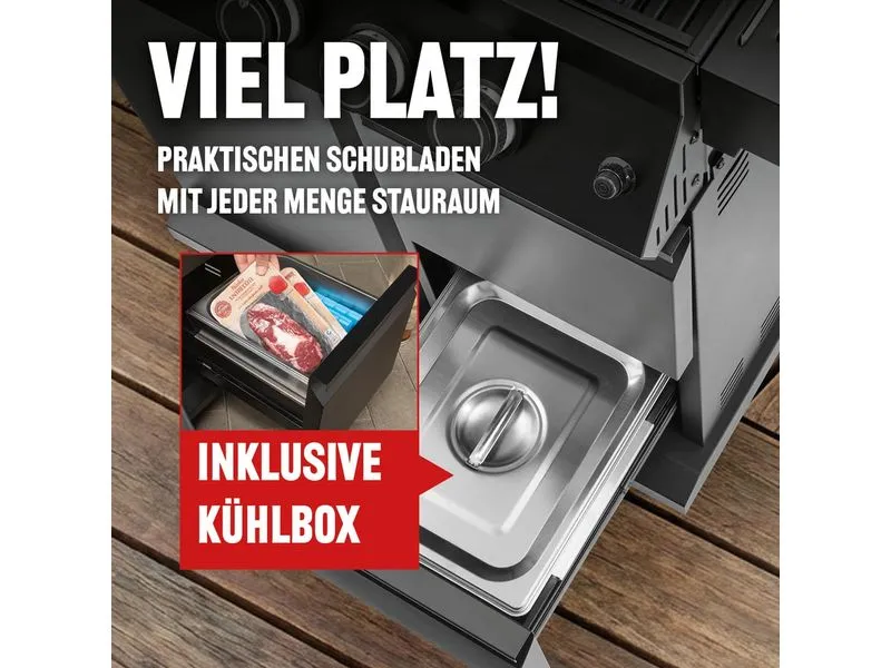 Landmann Gasgrill Cool Black 3.1 150 cm, maxX Zone Landmann Gasgrill Cool Black 3.1 150 cm, maxX Zone