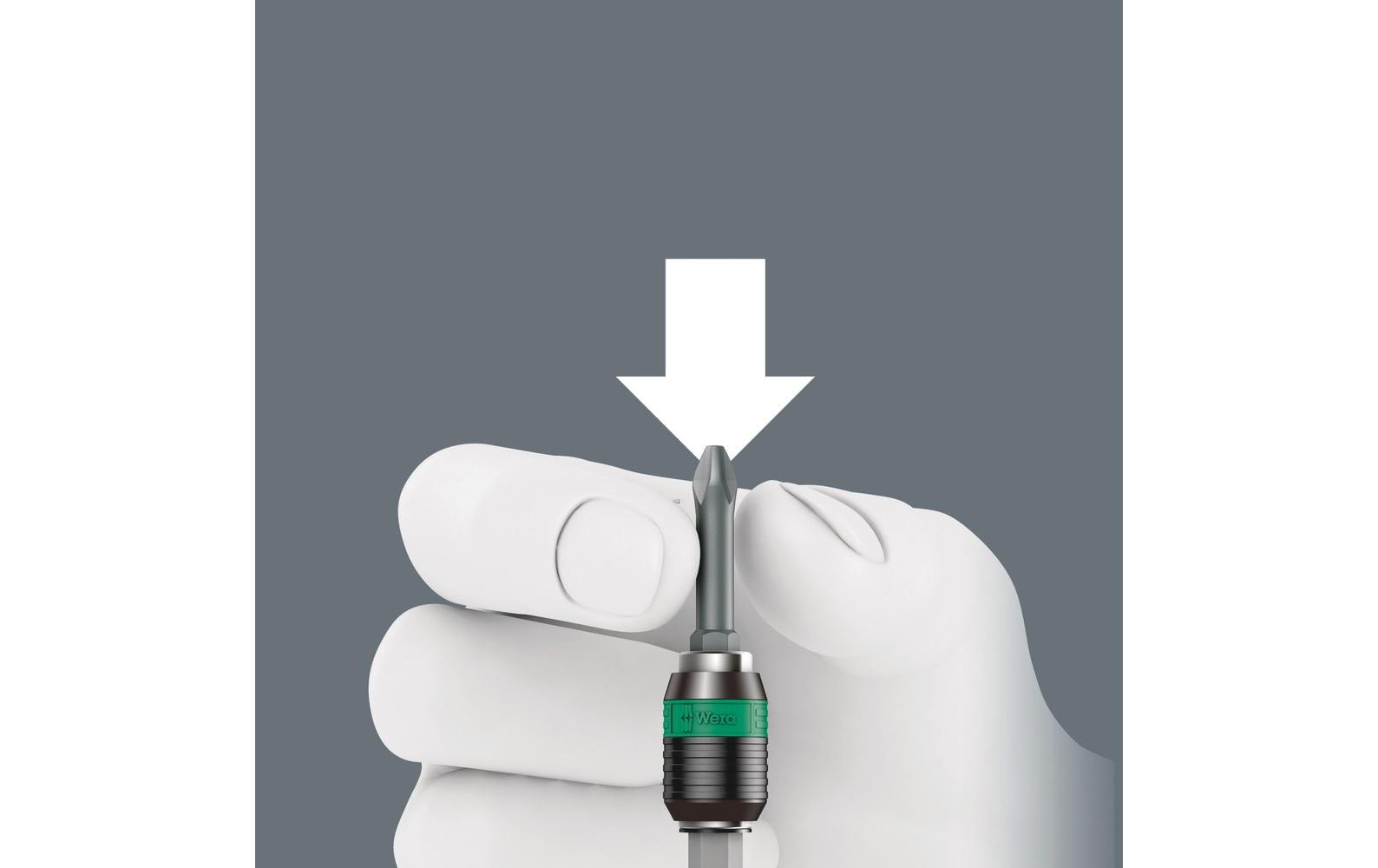 Wera Ratschen-Set Kraftform Kompakt Pistol RA-R 2, 13-teilig