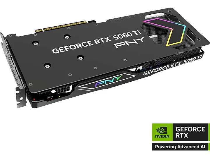 PNY GeForce RTX 5060 Ti Epic-X 8 GB GDDR7, ARGB, OC, Triple Fan