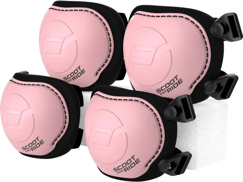 Scoot and Ride Knie- & Ellenbogenschoner Set S Rosa Scoot and Ride Knie- & Ellenbogenschoner Set S Rosa