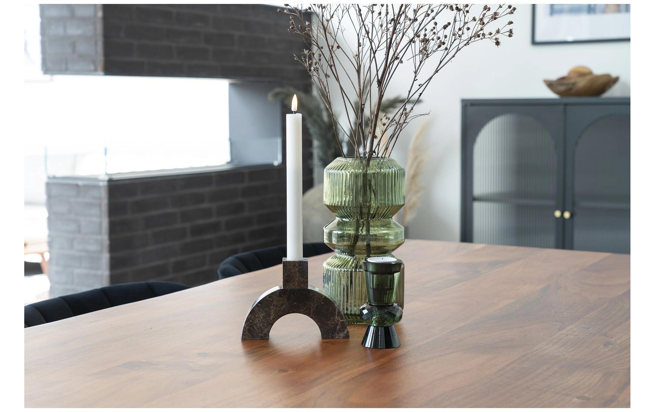 House Nordic Vase rund 25 cm, Grün