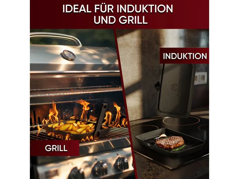 Gusskoenig Fajita-Pfanne abnehmbarer Griff Gusskoenig Fajita-Pfanne abnehmbarer Griff