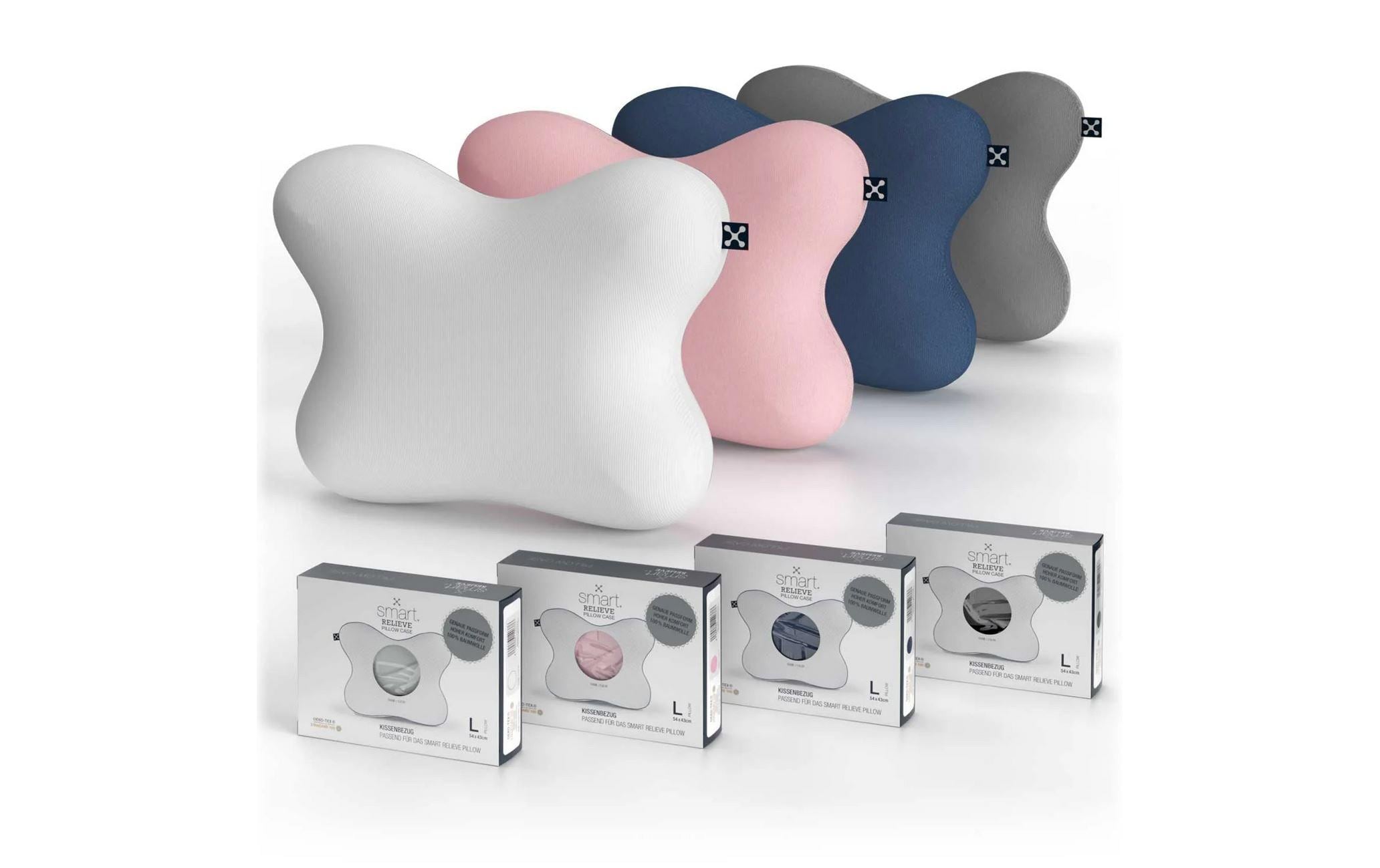 Smartsleep Kopfkissenbezug Relieve L 54 x 43 x 13.5 cm, Rosa