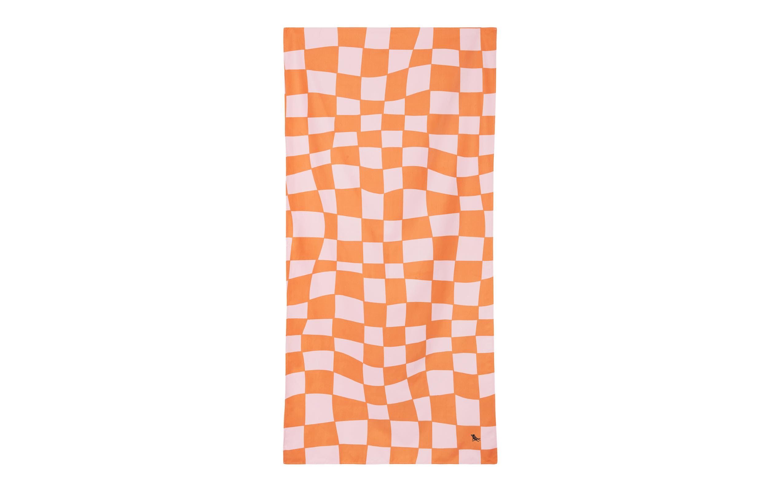 Dock & Bay Strandtuch Groovy Check 200 cm x 90 cm, Orange Dock & Bay Strandtuch Groovy Check 200 cm x 90 cm, Orange