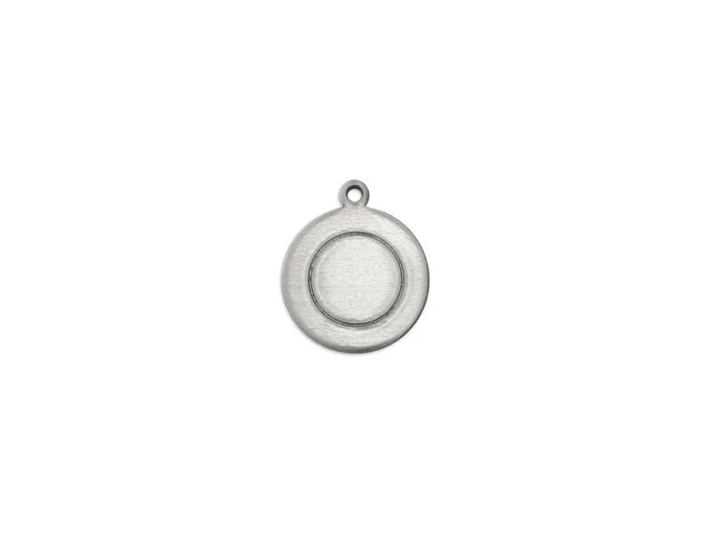 Creativ Company Metall-Anhänger rund 4 Stück, 1.3 cm
