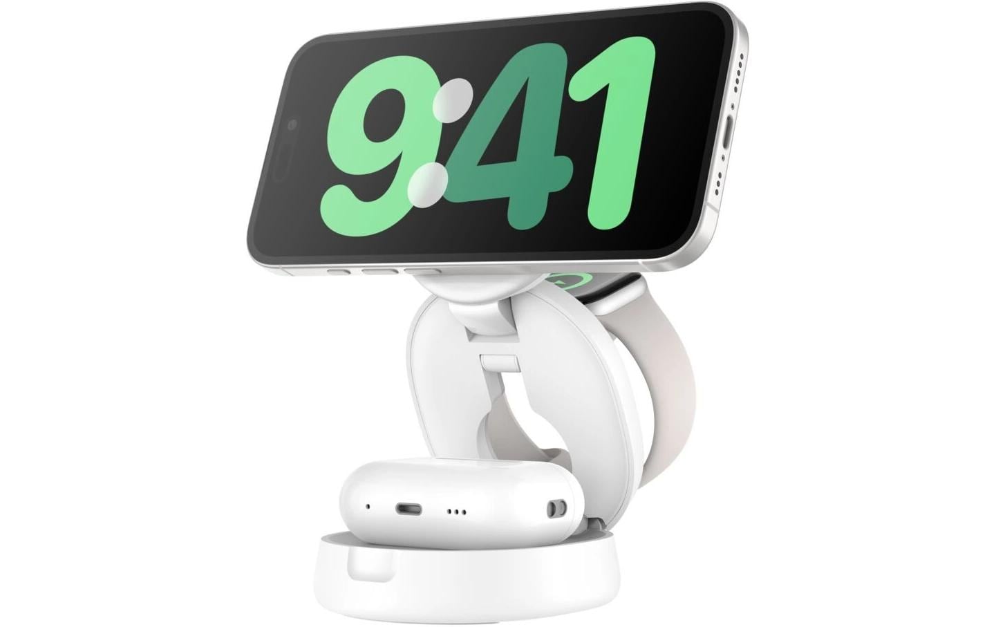 Belkin Wireless Charger BoostCharge 3in1 Weiss Belkin Wireless Charger BoostCharge 3in1 Weiss