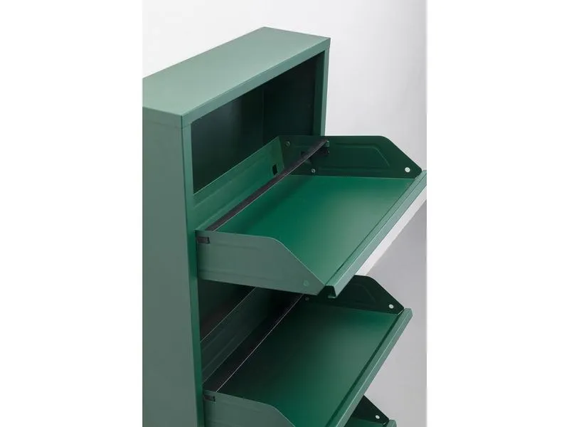 Kare Schuhschrank Caruso 3-er, 50 x 103 cm, Grün Kare Schuhschrank Caruso 3-er, 50 x 103 cm, Grün