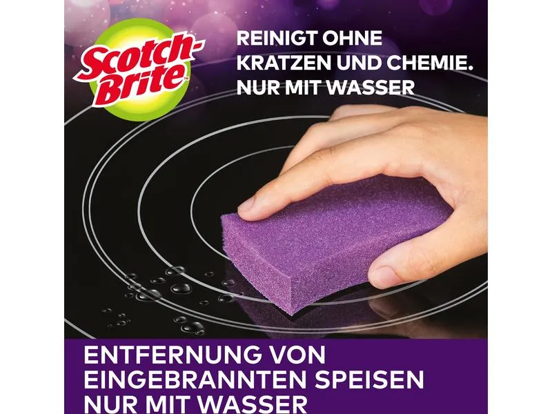 Scotch-Brite Schwamm 3M Scotch-Brite Glaskeramik 3 Stück Scotch-Brite Schwamm 3M Scotch-Brite Glaskeramik 3 Stück