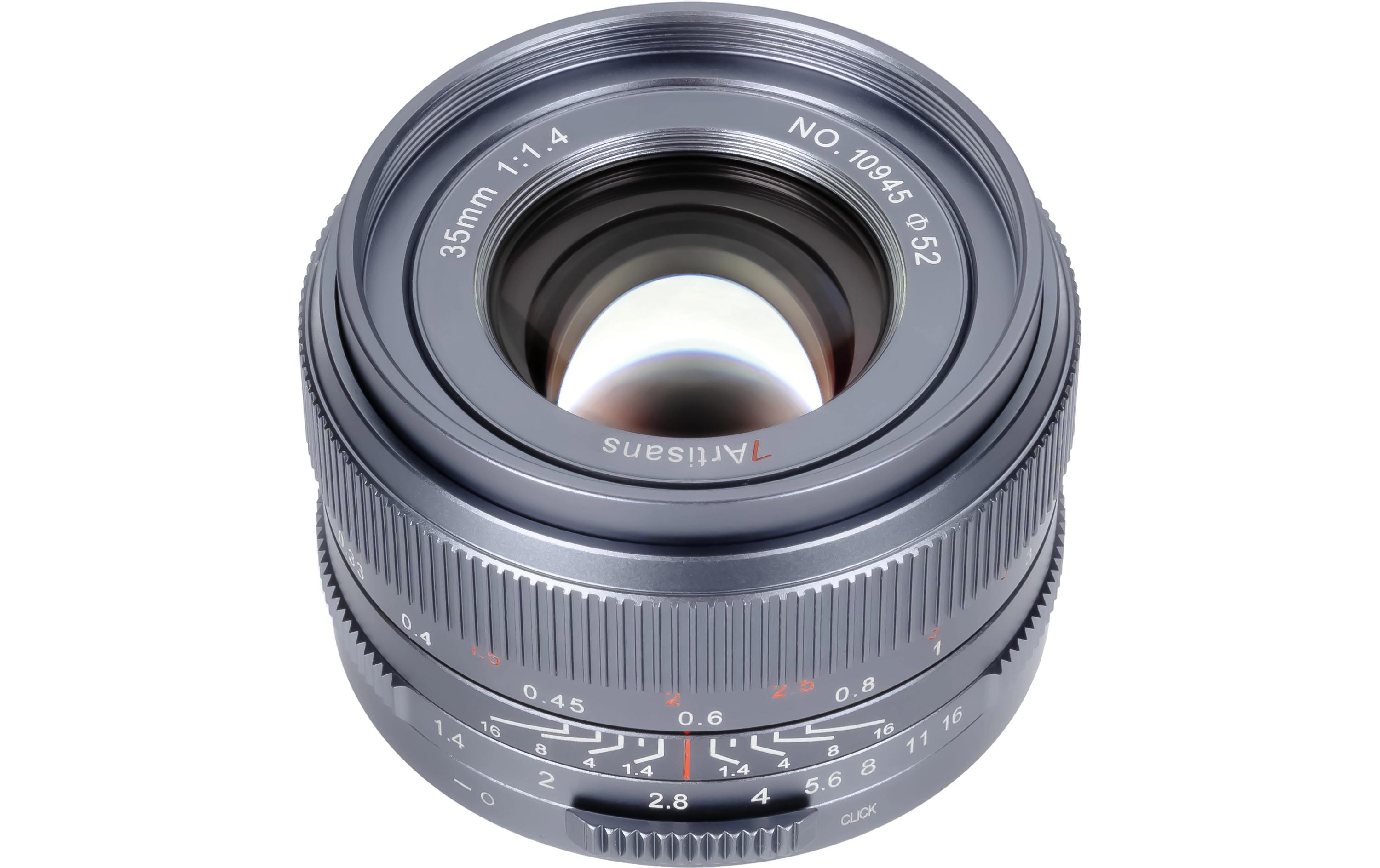 7Artisans Festbrennweite 35mm F/1.4 Mark III FF TG – Sony E-Mount