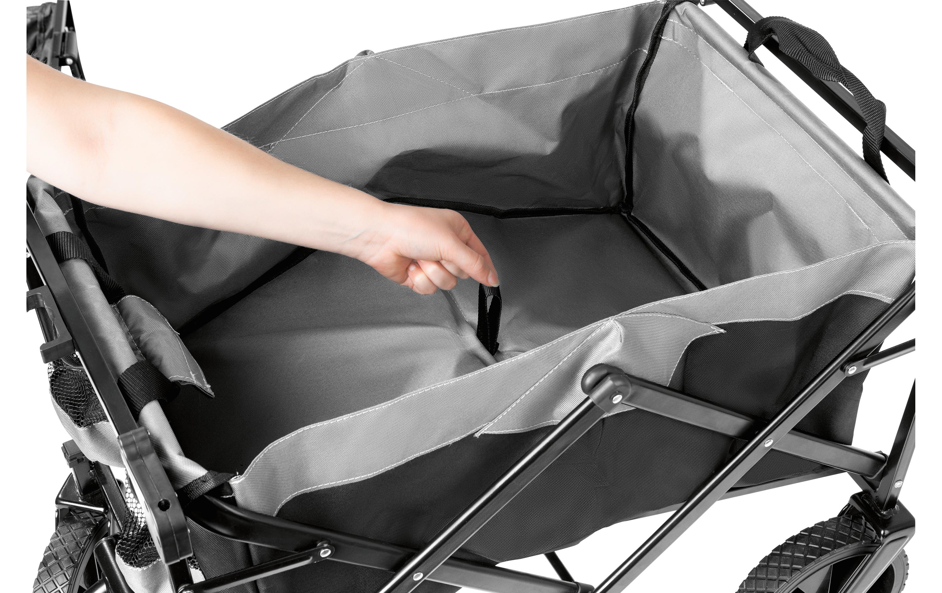 EASYmaxx Bollerwagen faltbar, mit Dach