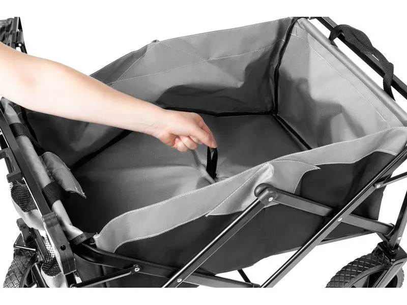 EASYmaxx Bollerwagen faltbar, mit Dach