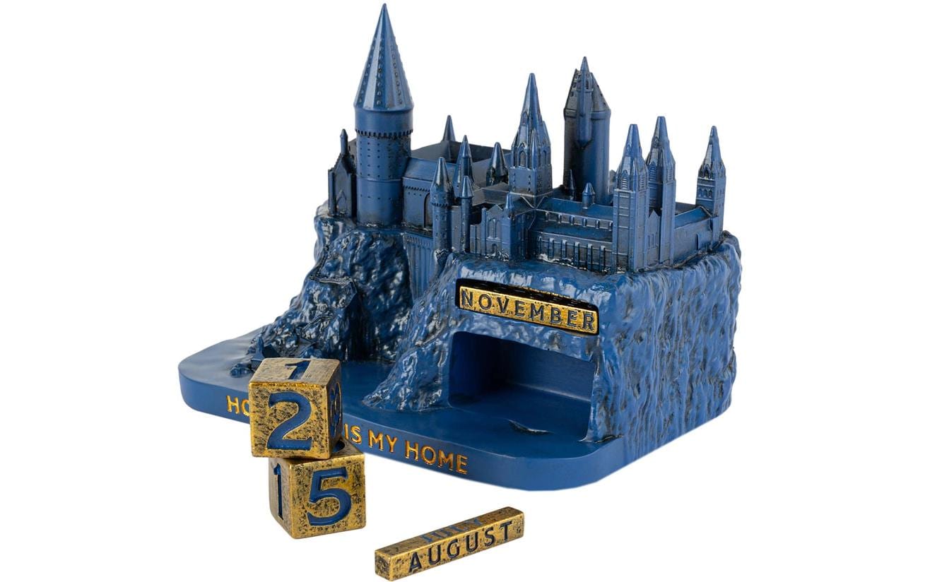 Grupo Erik 3D Ewiger Kalender Hogwarts Blau