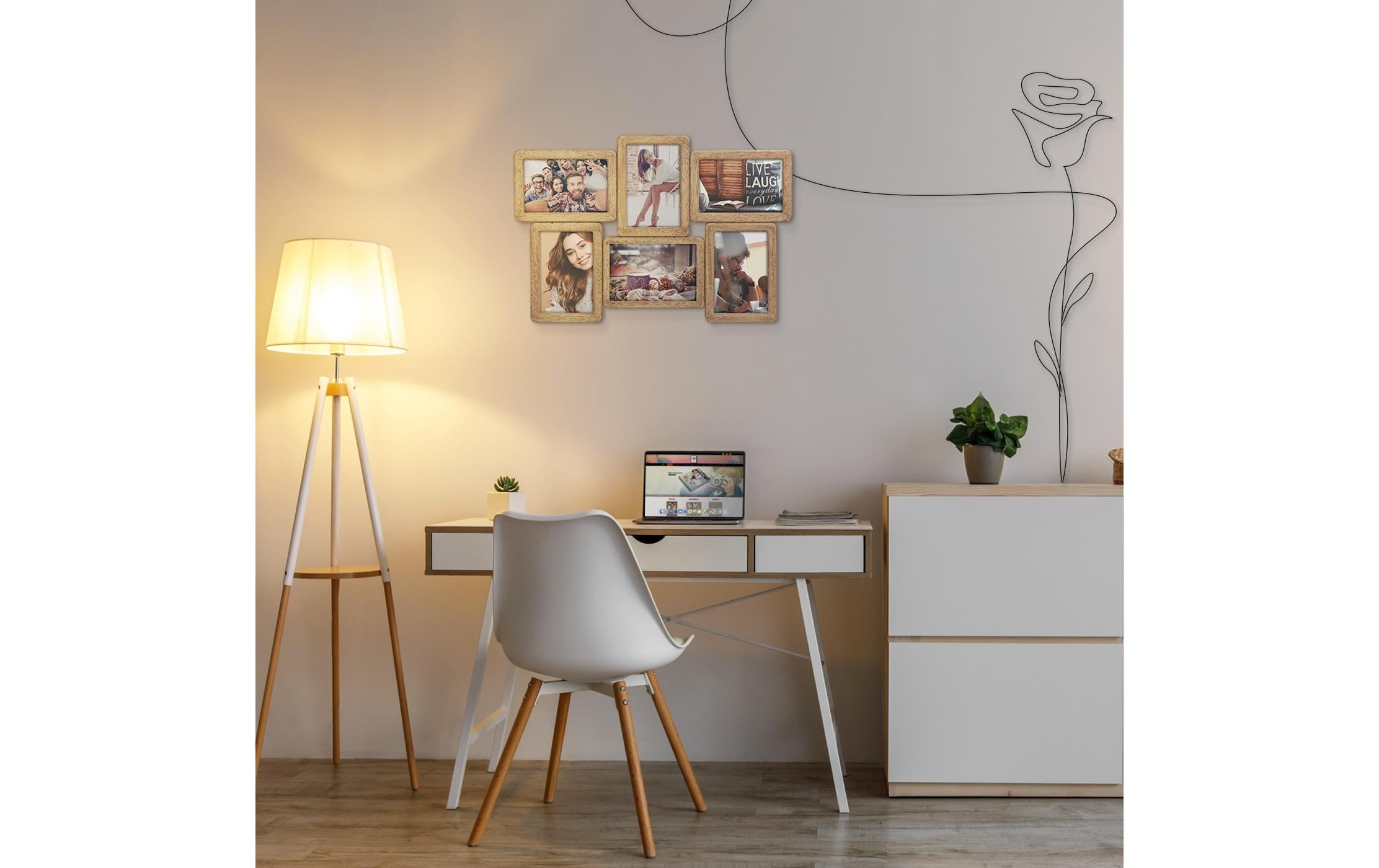 Zep Bilderrahmen Ajaccio Braun, 10 x 15 cm