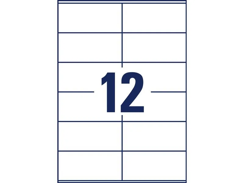 Avery Zweckform Universal-Etiketten 6175-65, 105 x 48 mm, 65 Blatt Avery Zweckform Universal-Etiketten 6175-65, 105 x 48 mm, 65 Blatt