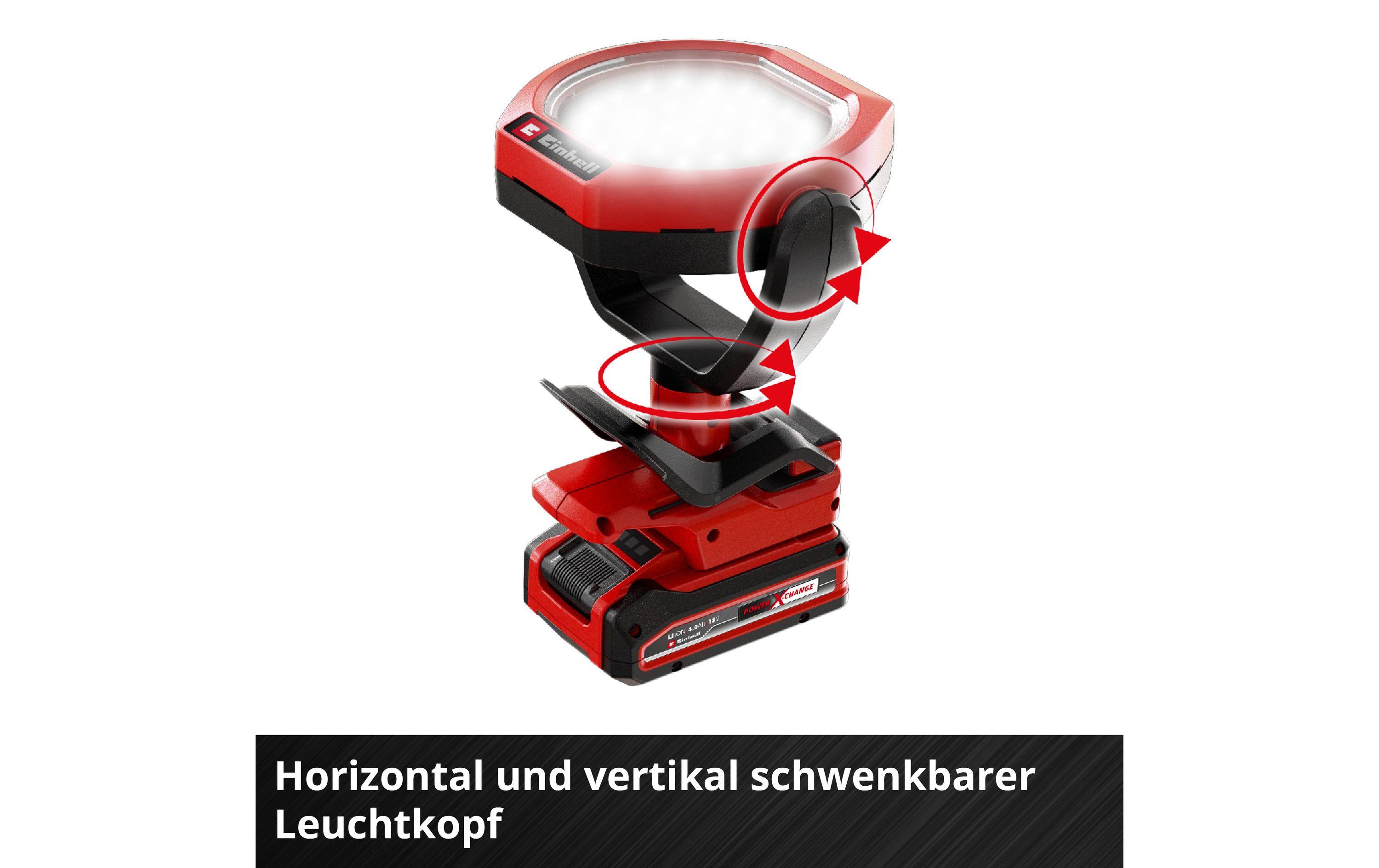 Einhell Akku-Outdoor-Lampe GC-OL 18/1500 Li-Solo