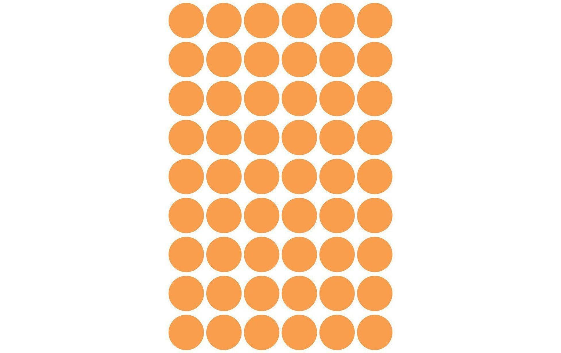 Avery Zweckform Klebepunkte 12 mm Neonorange