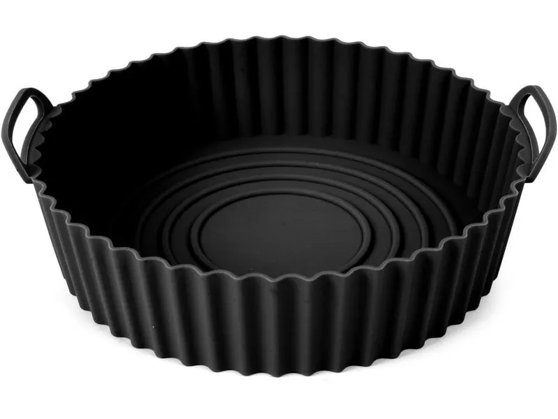 KitchBo Silikonform, 20 x 20 x 6.3 cm, Schwarz / Grau