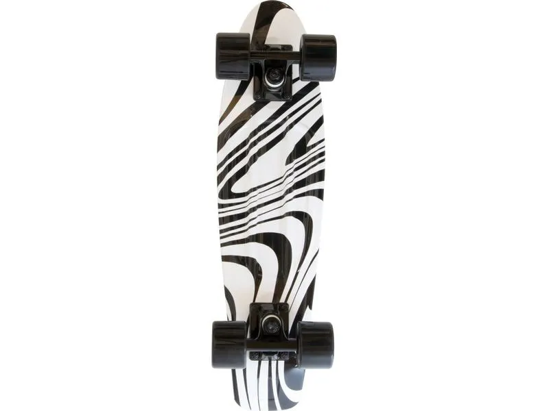 Slide Cruiser Board Black & White, 22 Zoll Slide Cruiser Board Black & White, 22 Zoll