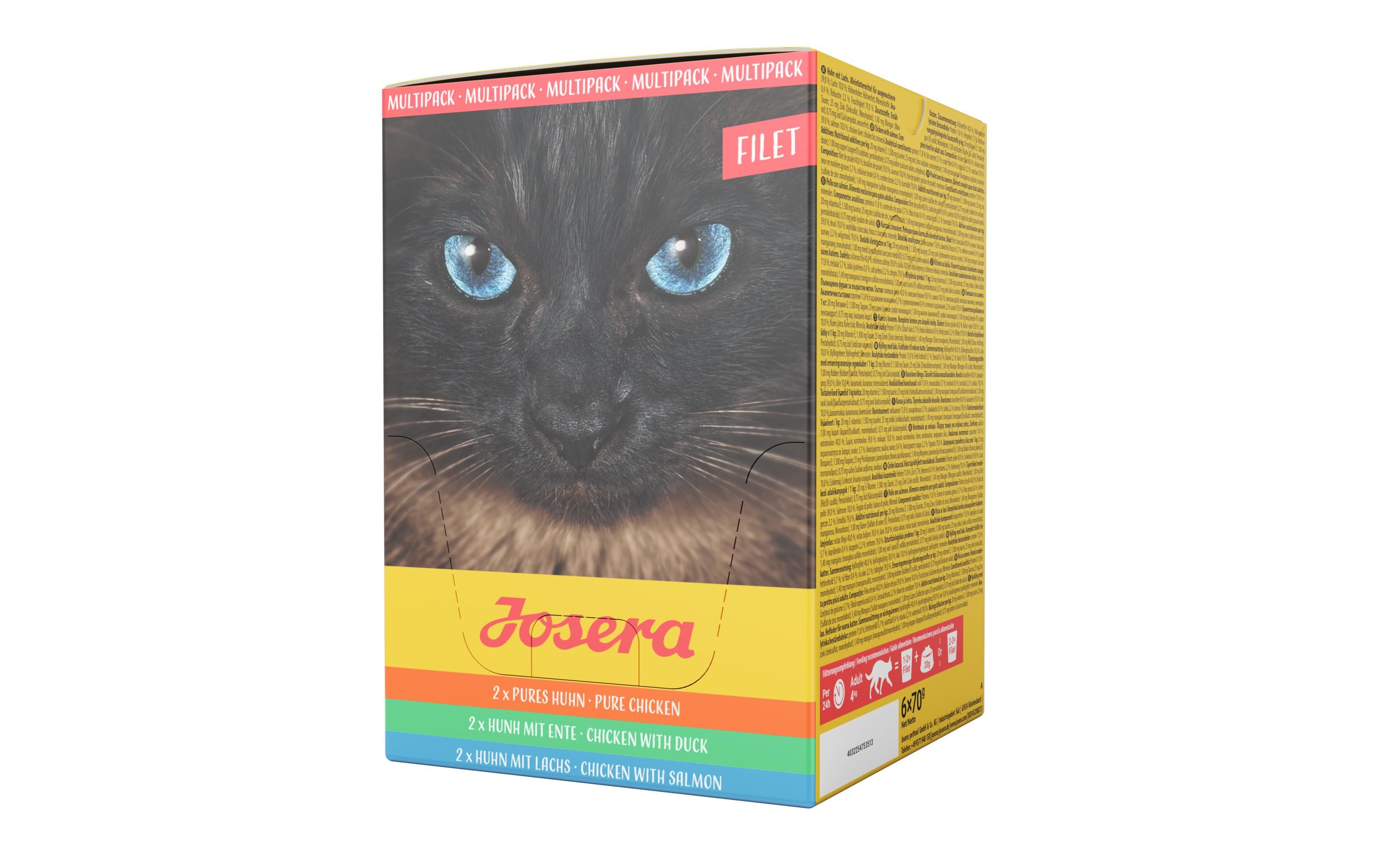 Josera Nassfutter Filet Multipack, 6 x 70 g Josera Nassfutter Filet Multipack, 6 x 70 g