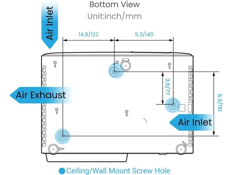 BenQ Kurzdistanzprojektor X500i BenQ Kurzdistanzprojektor X500i
