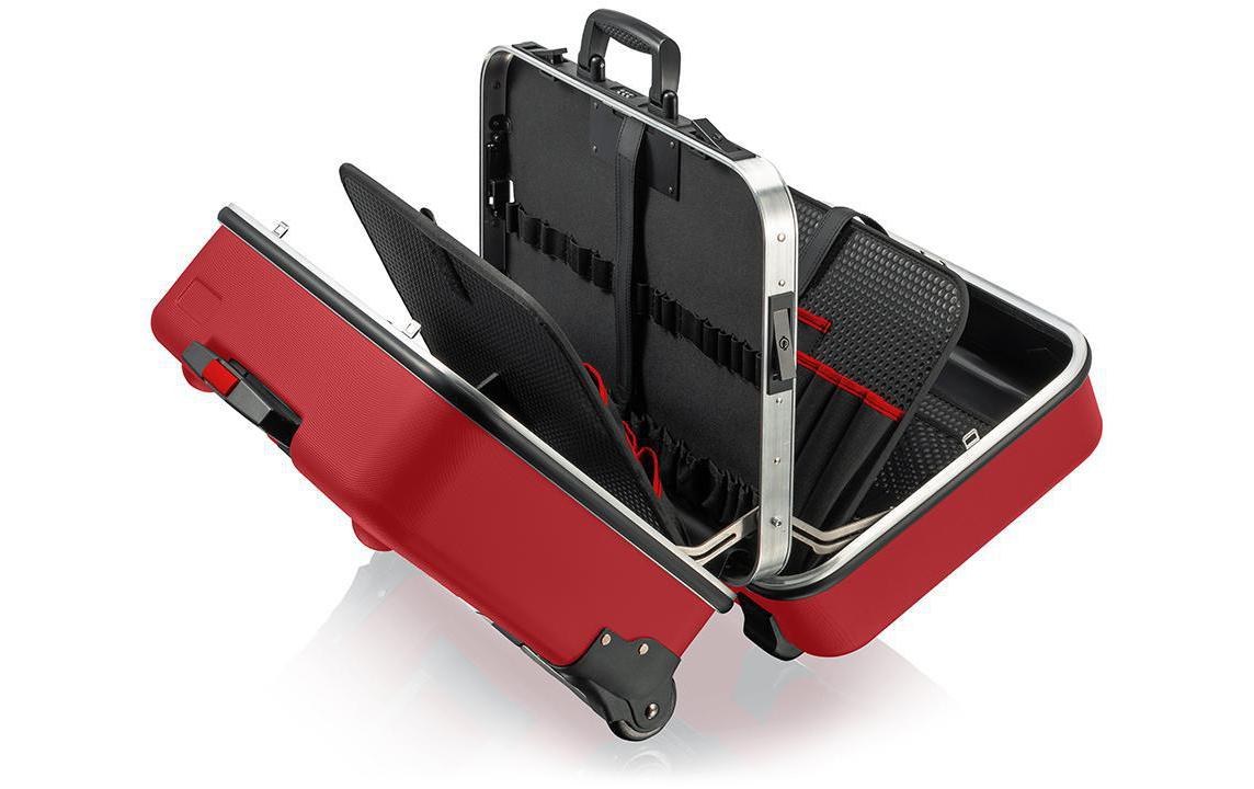 Knipex Werkzeugkoffer BIG Twin Move RED Elektro -teilig Knipex Werkzeugkoffer BIG Twin Move RED Elektro -teilig