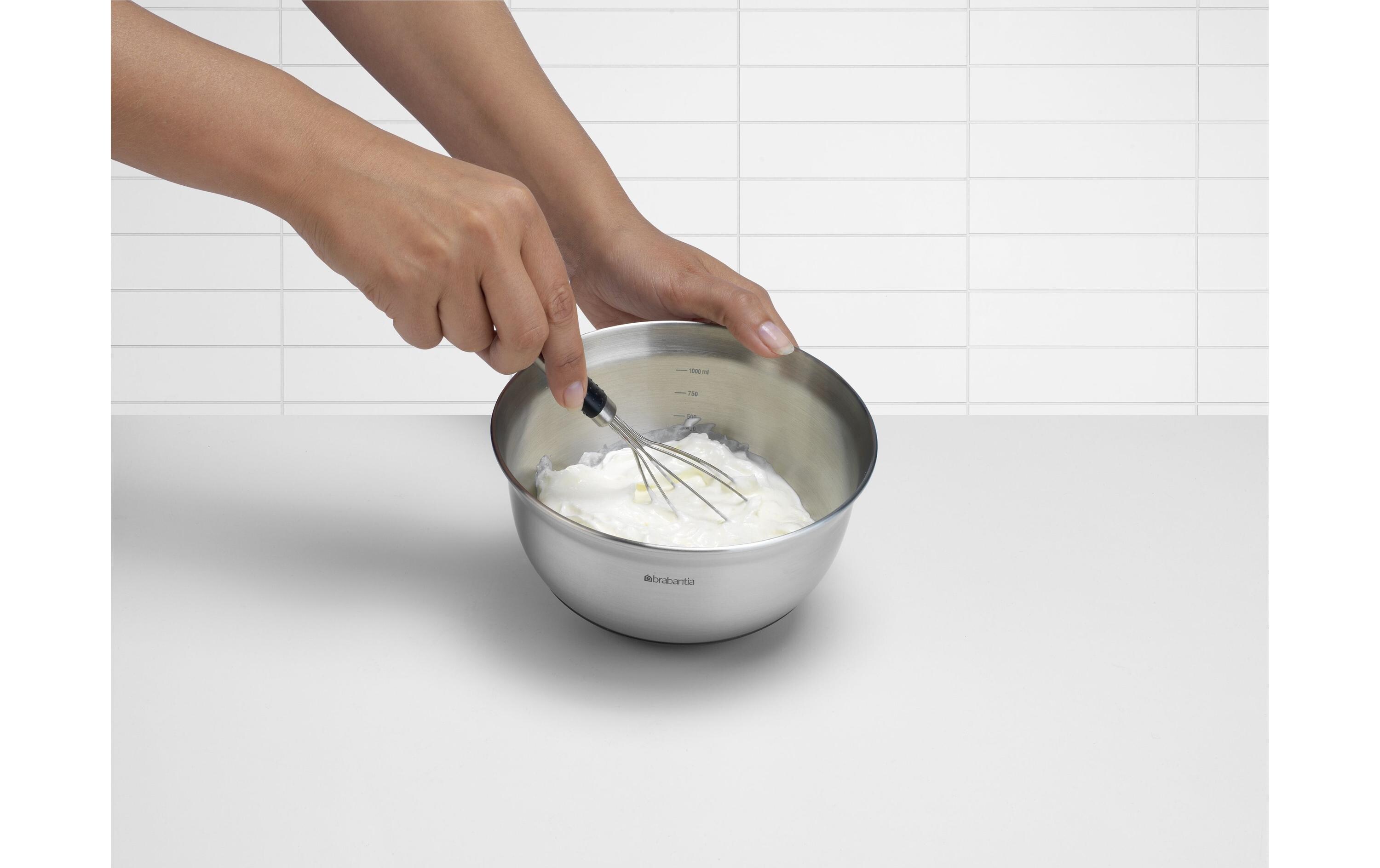 Brabantia Rührschüssel 1 l, Silber