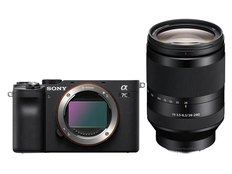 Sony Fotokamera Alpha 7C inkl. Objektiv 24-240 Kit Schwarz Sony Fotokamera Alpha 7C inkl. Objektiv 24-240 Kit Schwarz
