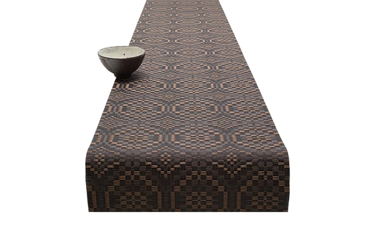 Chilewich Tischläufer tiger eye Braun, 36 x 183 cm