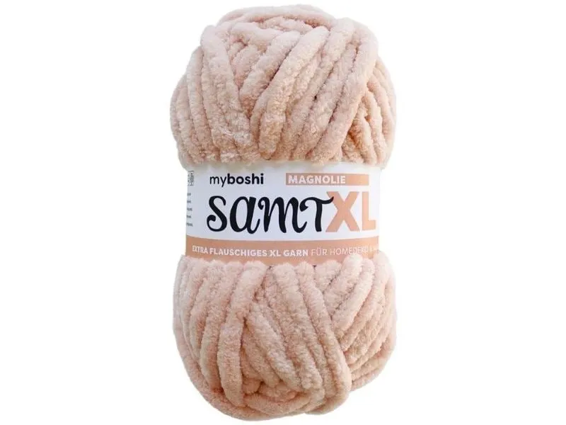 myBoshi Wolle Chenille Samt XL Magnolie, 100 g, 40 m myBoshi Wolle Chenille Samt XL Magnolie, 100 g, 40 m