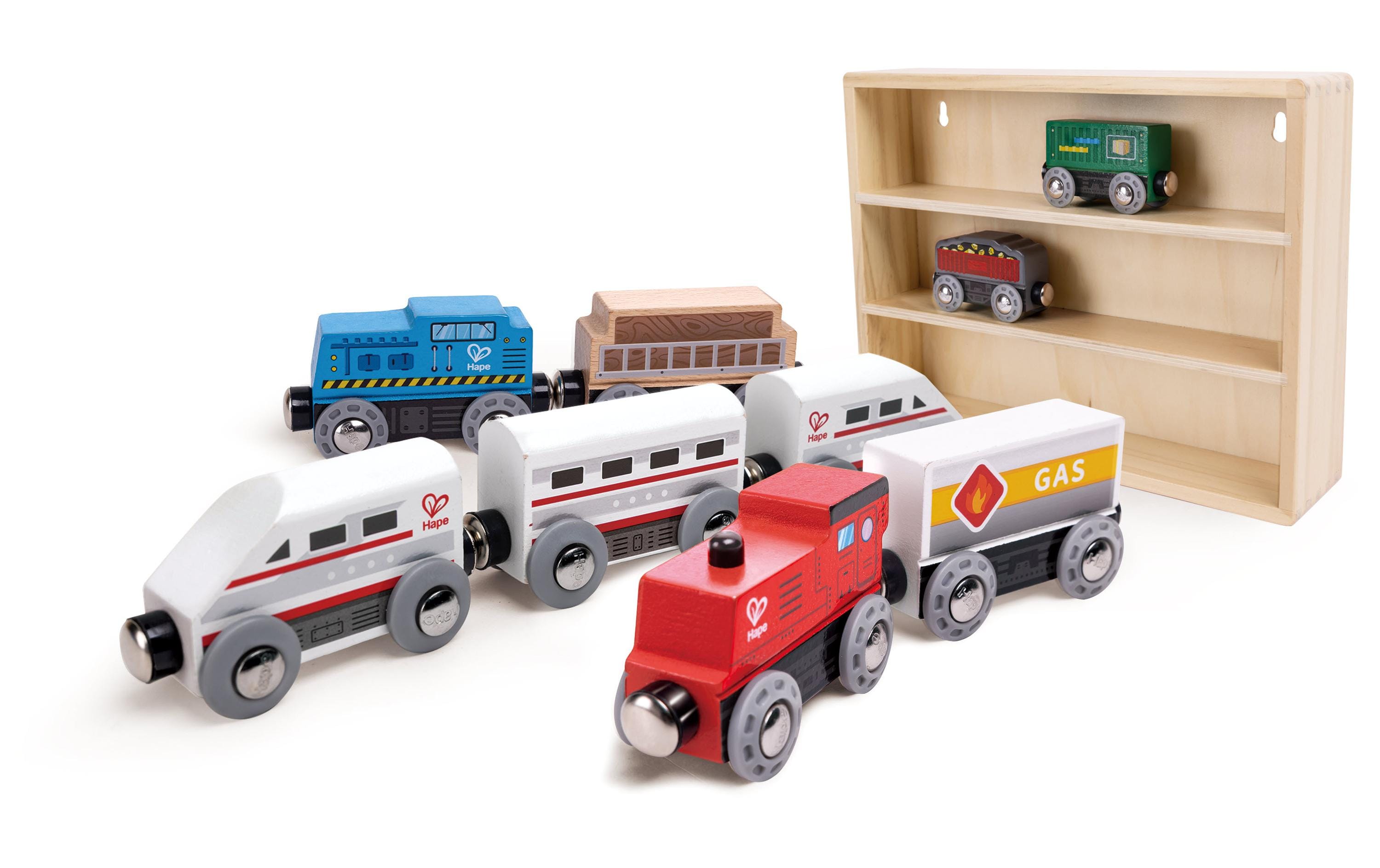 Hape Wooden Trains Collection Set