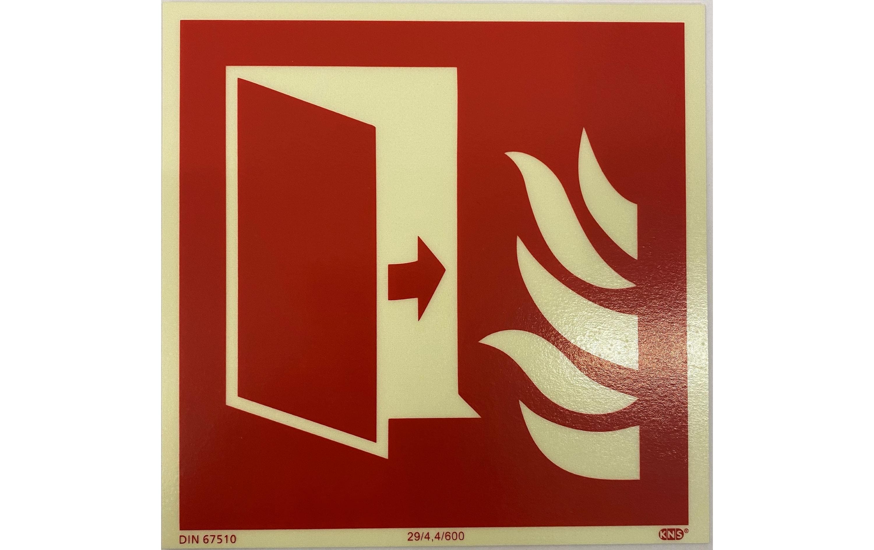 P.R.O. Brandschutztüre – Piktogramm 150 x 150 mm