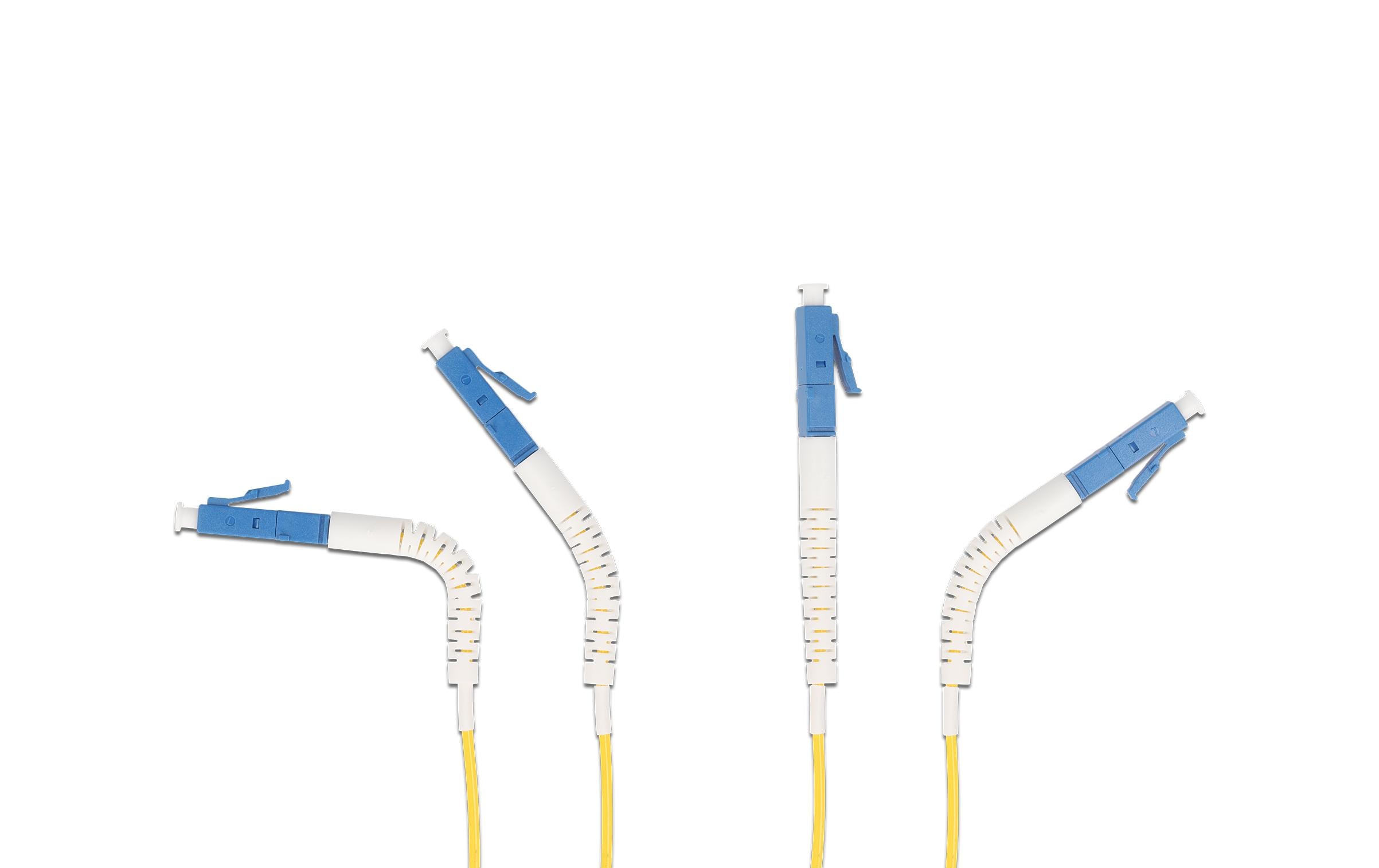 Delock LWL-Patchkabel Singlemode LC – LC, OS2, Duplex, 0.5 m