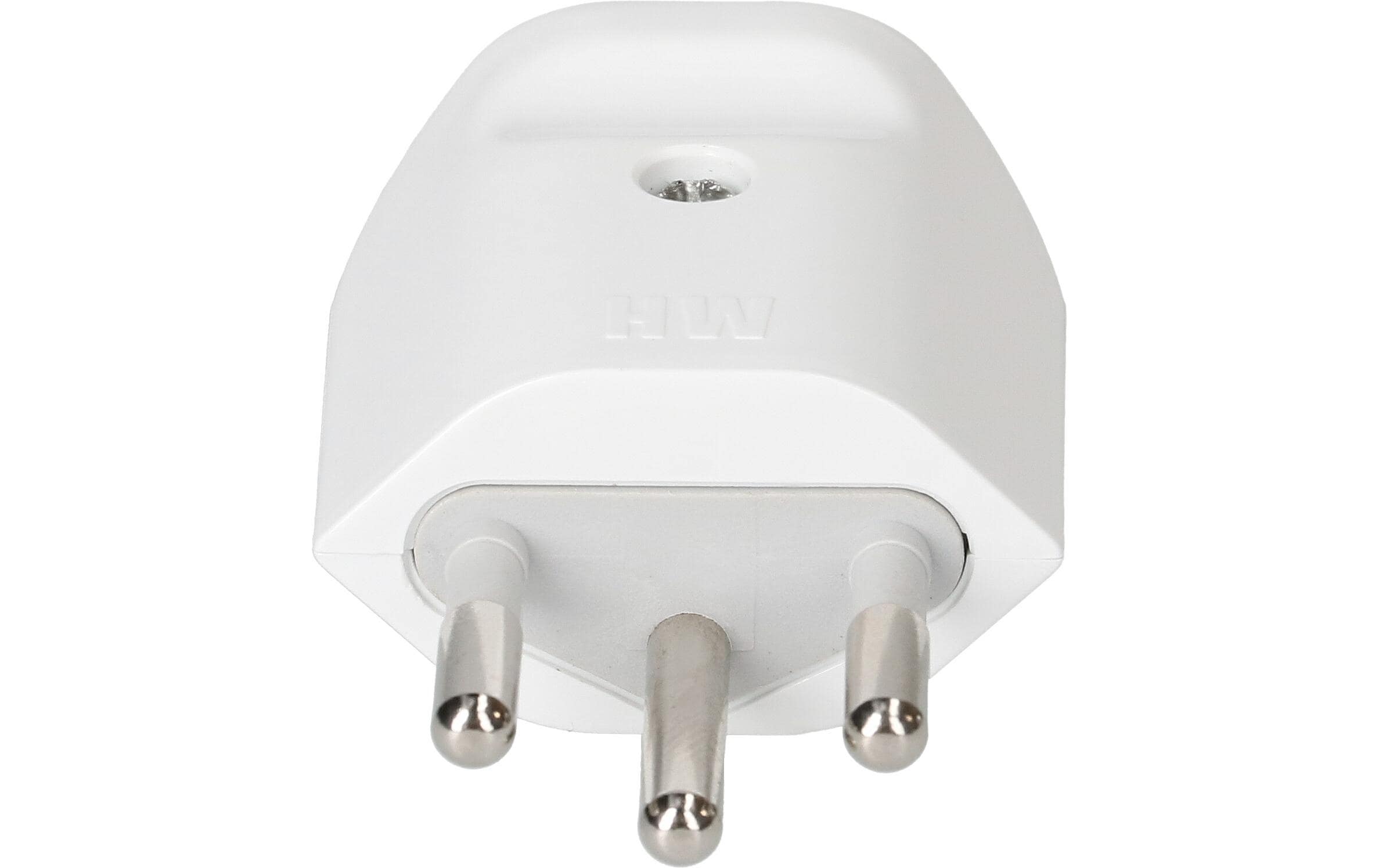 Max Hauri Montagestecker T12 3-polig, mit Isolator Weiss Max Hauri Montagestecker T12 3-polig, mit Isolator Weiss