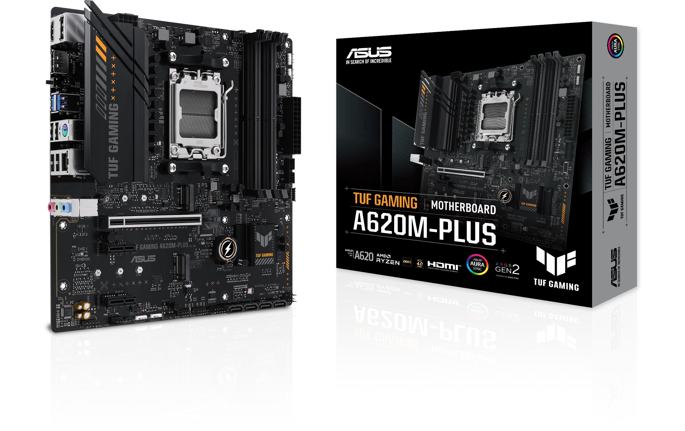 ASUS Mainboard TUF GAMING A620M-PLUS ASUS Mainboard TUF GAMING A620M-PLUS