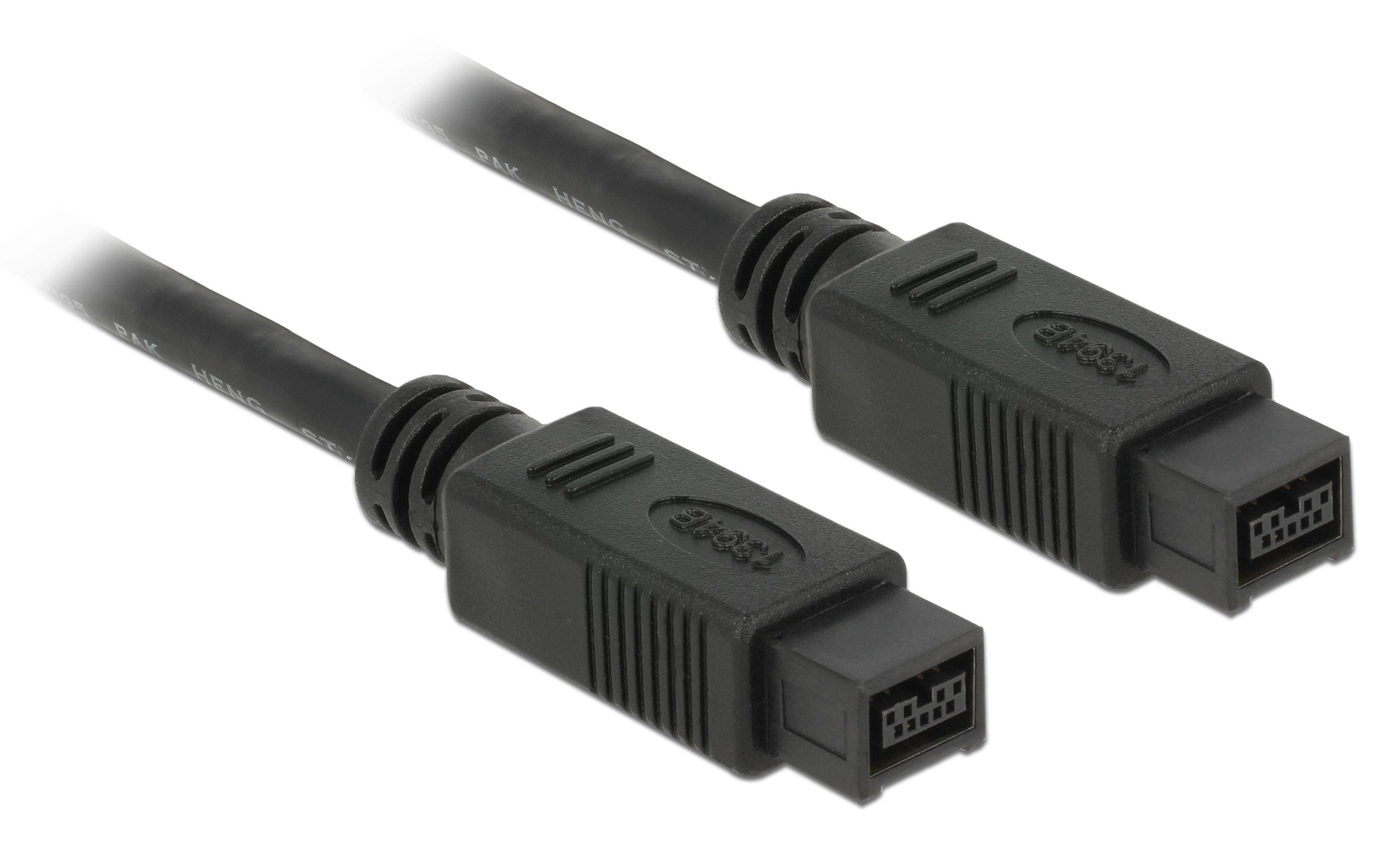 Delock FireWire-Kabel 800Mbps 9Pin-9Pin 1 m Delock FireWire-Kabel 800Mbps 9Pin-9Pin 1 m