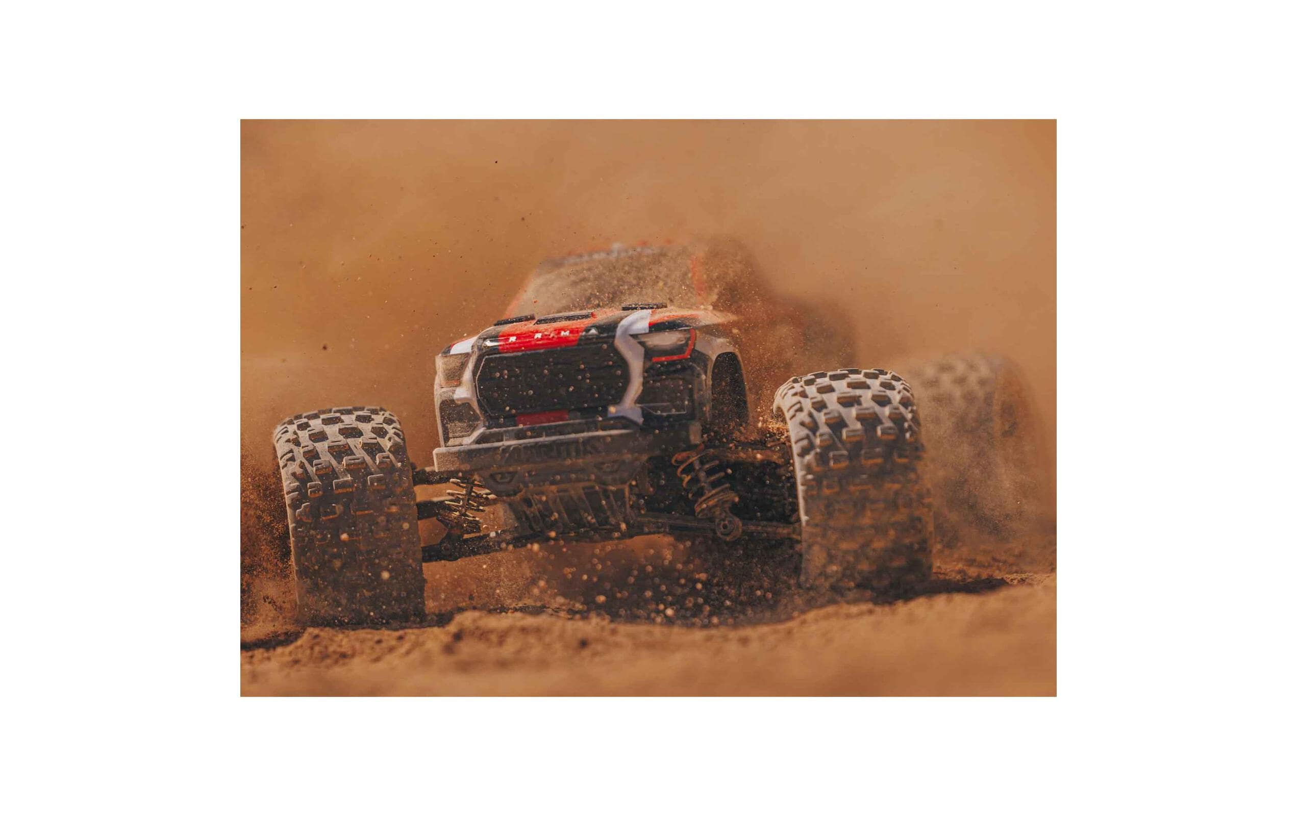 Arrma Monster Truck Granite Grom Mega 380 Rot, RTR, 1:18