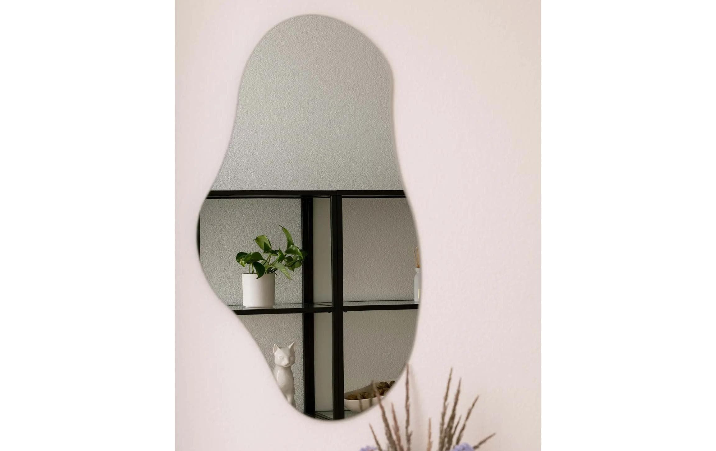 Esmée Spiegel Wavy 44 x 80 cm, Silber