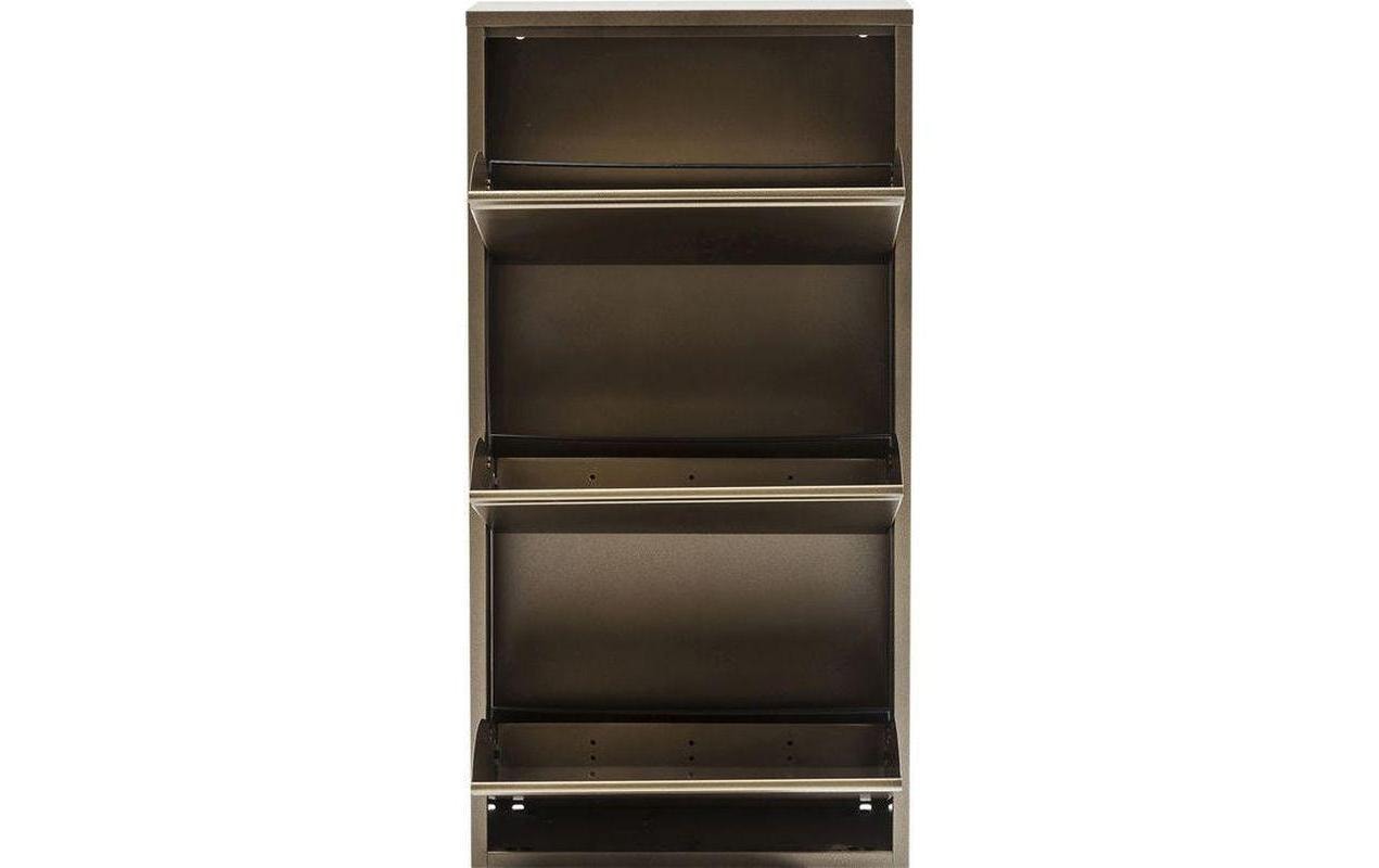 Kare Schuhschrank Caruso 100 x 50 cm, Bronze