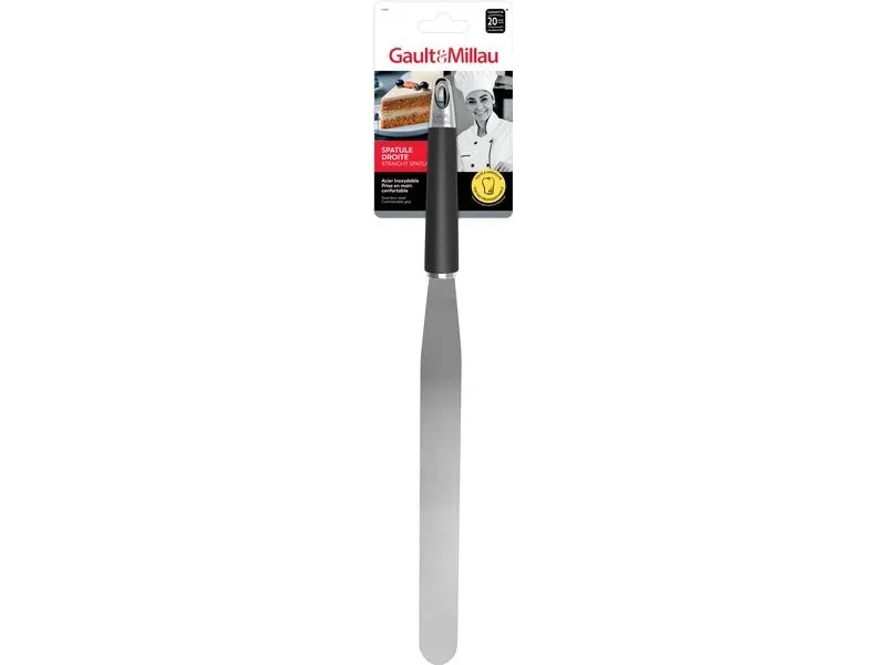 Gault Millau Streichpalette gerade 20 cm, Schwarz/Silber Gault Millau Streichpalette gerade 20 cm, Schwarz/Silber